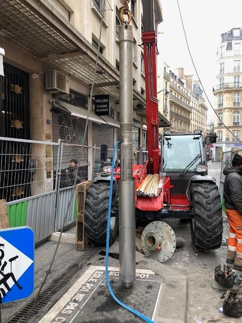 Réhabilitation d'un forage en milieu urbain par Sanfor
